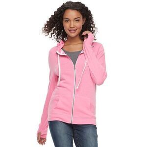 ✨ Pink Full Zip Lightweight Hoodie ✨